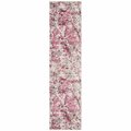 Safavieh 2 x 6 ft. Skyler 186N Power Loomed Runner Area Rug Pink & Ivory SKY186N-26